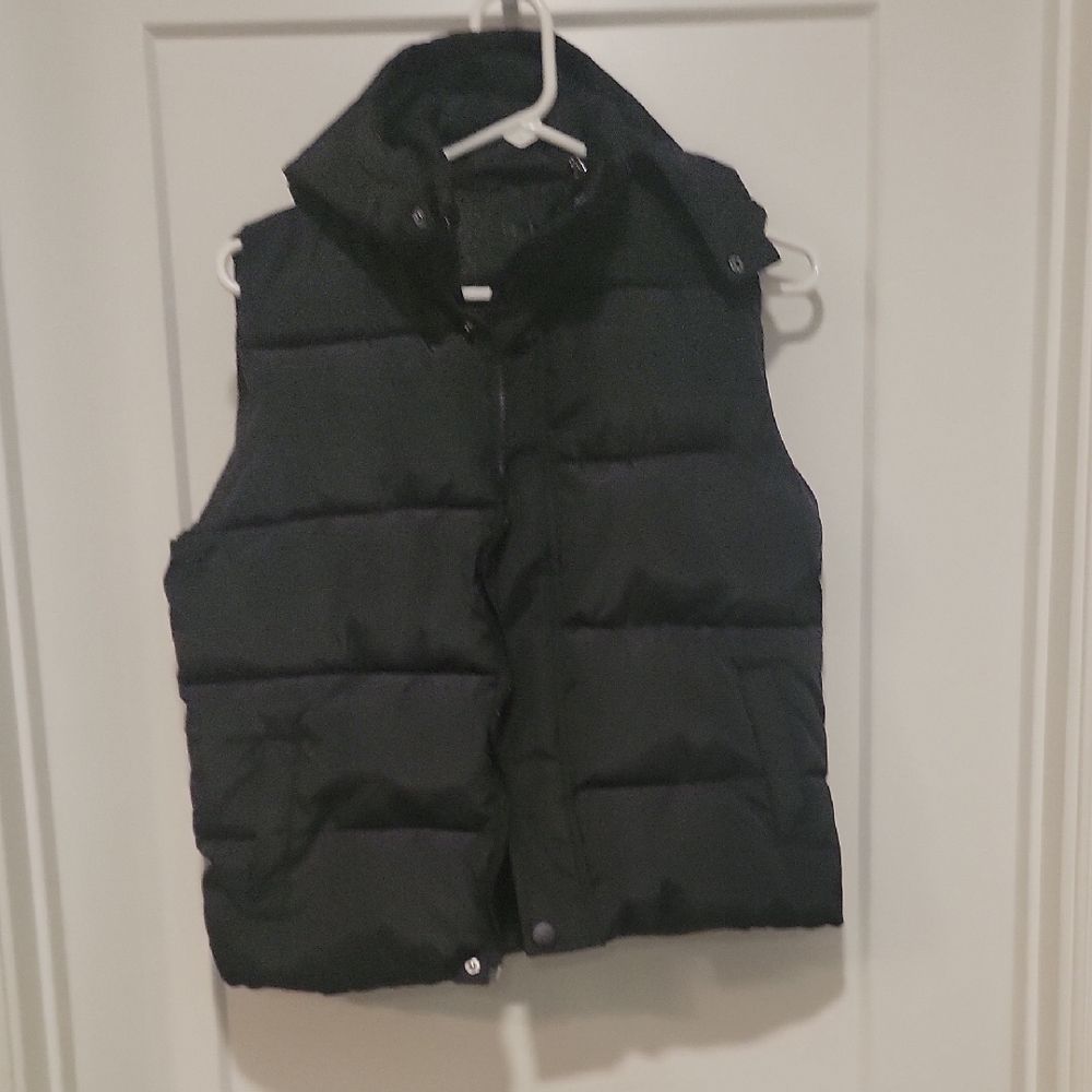 Kids Black Puffer Vest